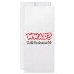 WWAD...What Would an Accountant Do? Custom Rack Card