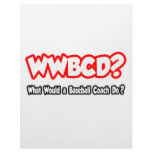 WWBCD...What Would a Baseball Coach Do? Personalized Letterhead