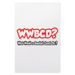 WWBCD...What Would a Baseball Coach Do? Personalized Stationery