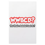 WWBCD...What Would a Basketball Coach Do? Stationery Design