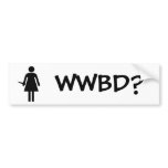 WWBD? BUMPER STICKER