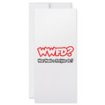 WWFD...What Would a Firefighter Do? Custom Rack Cards