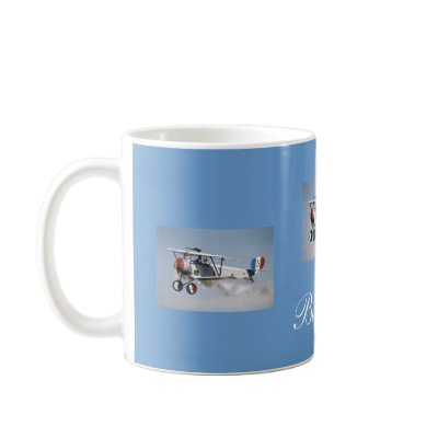 WWI Airplane, WWI Airplane, WWI Airplane, Bi Plane Coffee Mug by burbankpilot