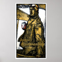 WWI German Aviation War Bond Posters
