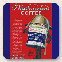 WWI Instant Coffee Ad Beverage Coasters