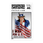 WWI Recruiting Postage - I Want You for U.S. Army