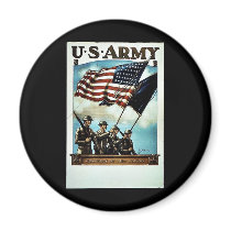 Wwii Army Recruit Refrigerator Magnets