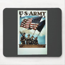 Wwii Army Recruit Mousepad