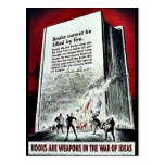 Wwii Books Postcard