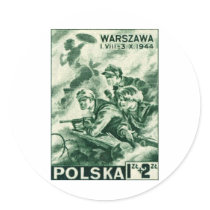 WWII Defenders of Warsaw Sticker
