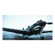 WWII Flying Tigers Curtiss P-40 Fighter Plane photo cards