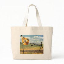 WWII Luftwaffe Airbase + German ME-109 Canvas Bags