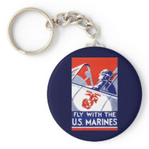 WWII Marine Corps Aviation Key Chains