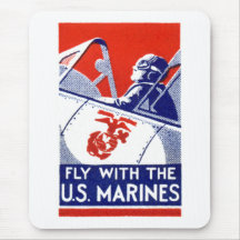 WWII Marine Corps Aviation Mouse Pads