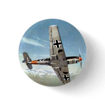 WWII ME-109 Aircraft in Flight Buttons