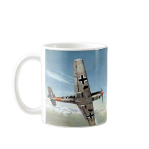 WWII ME-109 Aircraft in Flight Coffee Mug