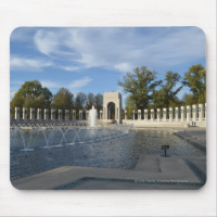 WWII Memorial Fountain. Atlantic Side Mouse Pads