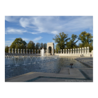 WWII Memorial Fountain. Atlantic Side Print WWII Memorial Fountain. Atlantic Side Print