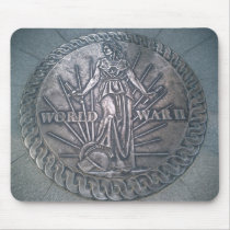 WWII Memorial Plaque mousepads