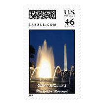 WWII Memorial & Washington Monument postage by providencephoto WWII Memorial & Washington Monument postage