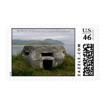 WWII Pillbox on Unalaska Island Postage