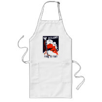 WWII Poland, First to Fight Poster Aprons