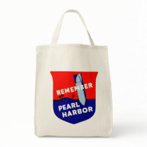 WWII Remember Pearl Harbor Tote Bags