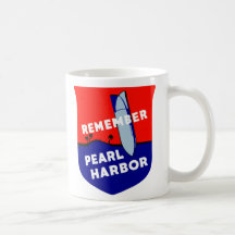 WWII Remember Pearl Harbor Coffee Mugs