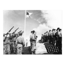 WWII Salute to Fallen Soldiers Postcard