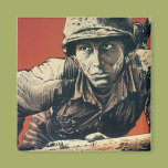WWII Soldier Fridge Magnet