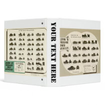 WWII Tank ID Charts Vinyl Binder
