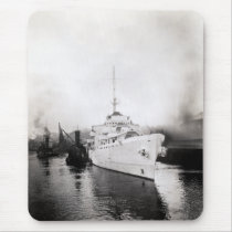 WWII US Coast Guard Cutter Campbell Mousepad