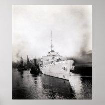 WWII US Coast Guard Cutter Campbell Posters