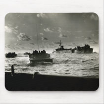 WWII US Marines assault Iwo Jima Mouse Pads