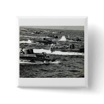 WWII US Marines invade Iwo Jima Pins