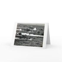 WWII US Marines invade Iwo Jima Cards