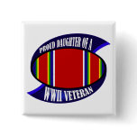 WWII Vet Daughter Buttons