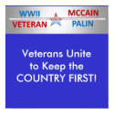 WWII Veteran Votes posters