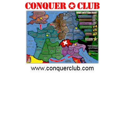WWII Western Front Map Tshirt by conquerclub