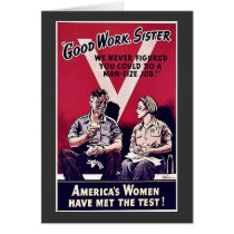 Wwii Women Greeting Card