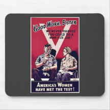 Wwii Women Mousepad