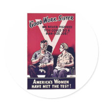 Wwii Women Stickers