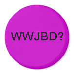 WWJBD? Car magnet