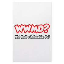 WWMD...What Would a Mathematician Do? stationery by Mathematician_Shirts WWMD...What Would a Mathematician Do? stationery