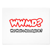 WWMD...What Would a Meteorologist Do? Custom Invitation