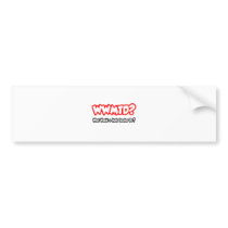 WWMTD...What Would a Math Teacher Do? bumper stickers