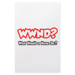 WWND...What Would a Nurse Do? Personalized Stationery