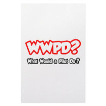 WWPD...What Would a Pilot Do? Stationery Design