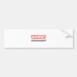 ¿WWPOD… qué un oficial de policía haría? Etiqueta De Parachoque