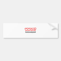 WWVD...What Would a Virologist Do? Bumper Stickers